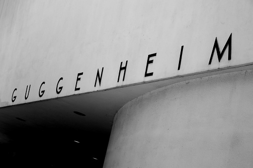New York Guggenheim museum in Manhattan, USA