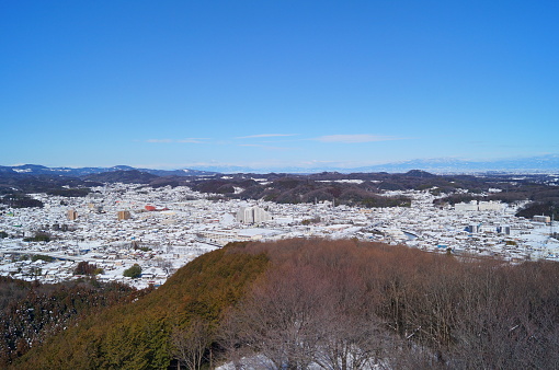 View from the observation deck of Mt. Sengen