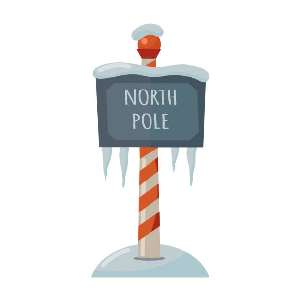 istock North pole sign icon clipart avatar logotype isolated vector illustration 2036801455