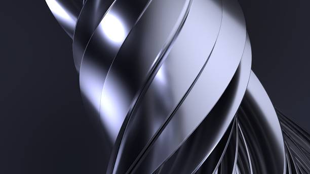 istock Dark Atmosphere Light Purple Metal Chic Calm Elegant Modern 3D Rendering Abstract Background 2036844186