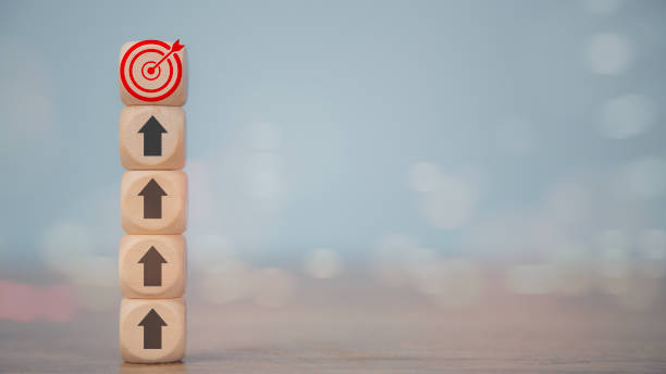 istock Business achievement goal and objective target concept. copy space. Business growth, boost up business, progress in business, or success concept 2036848367