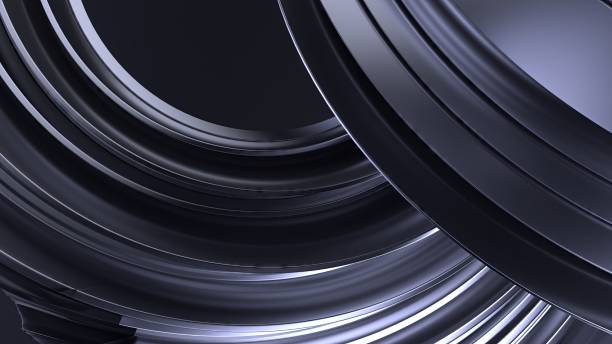 istock Dark Atmosphere Light Purple Metal Luxury Unified Elegant Modern 3D Rendering Abstract Background 2036858070