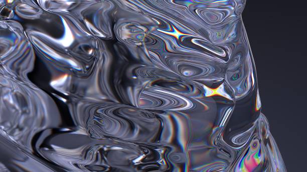 istock Dark Atmosphere Clear Glass Calm Unified Elegant Modern 3D Rendering Abstract Background 2036921994