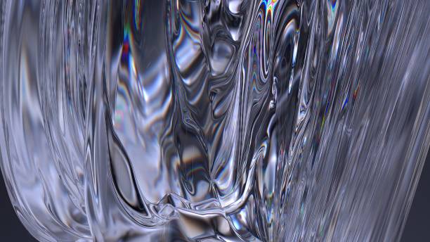 istock Dark Atmosphere Clear Glass Luxury Calm Elegant Modern 3D Rendering Abstract Background 2036934048