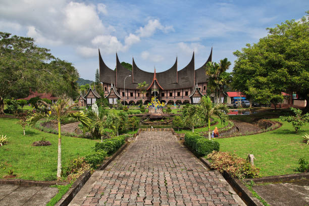 Mosque and trees, Lombok