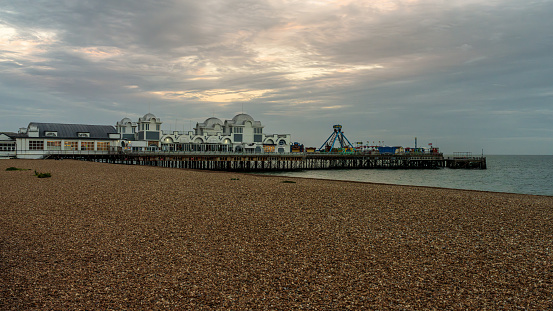 Portsmouth, Hampshire, England, UK - October 01, 2022: The South Parade Pier
