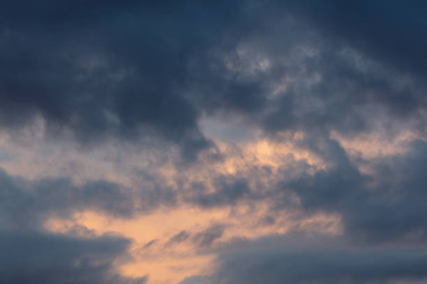 Colorful clouds at sunrise. Background.