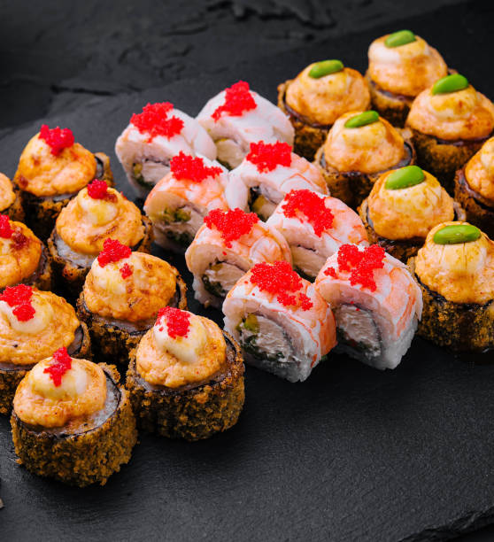 istock tempura shrimp sushi roll 2037137289