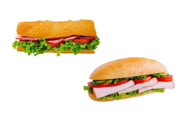 istock Grilled Chicken and Vegetable Sandwich isolated 2037177725