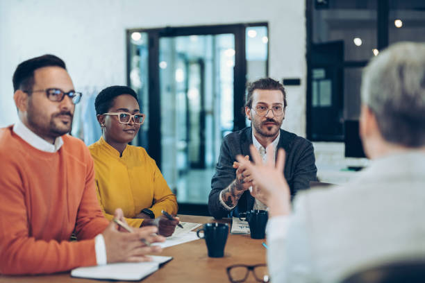 istock Business team meeting the CEO 2037204654