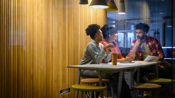 istock Business people sitting in office 2037212330