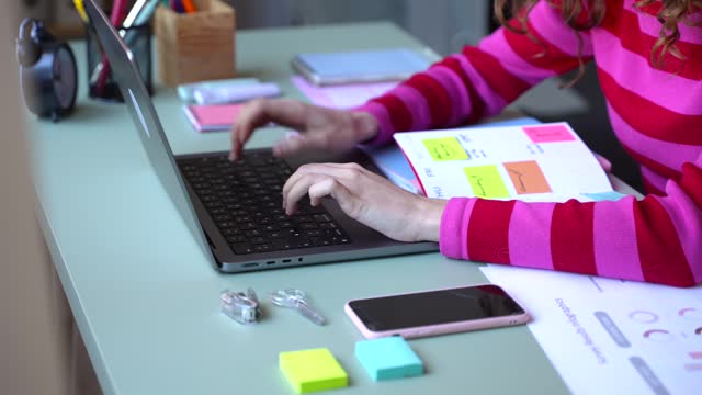 Creative Planning with Colorful Sticky Notes