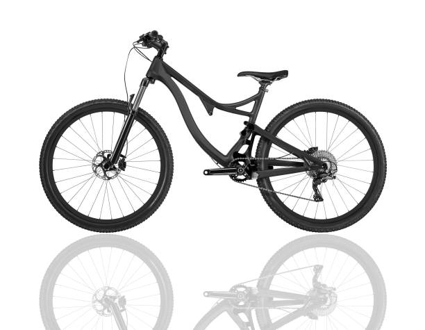 Mountain bike isolated on white background