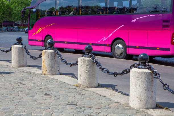 istock Tourist bus transport in Paris 2037344164