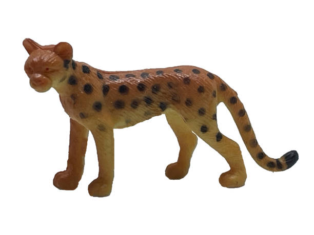 istock A leopard toy on a white background. Wild animal one leopard on a white background 2037358237