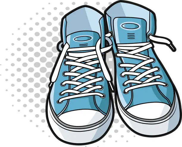 Vector illustration of SPORT SHOES