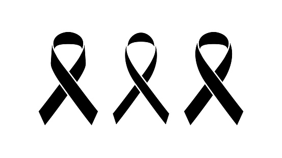 Vector awareness ribbon icon set