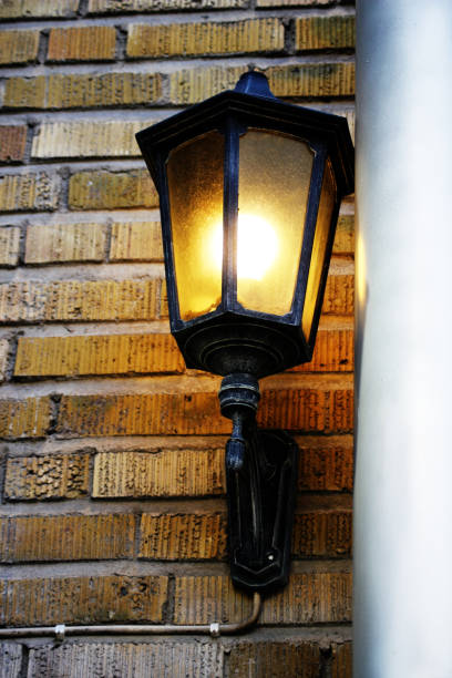istock An old street light shining 2037399629