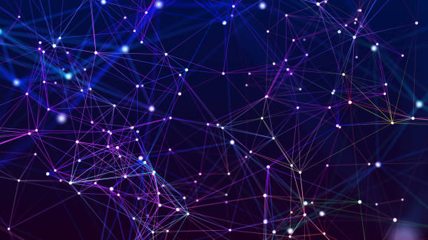 istock Digital plexus of glowing lines and dots. Network or connection. 3d rendering. 2037476650