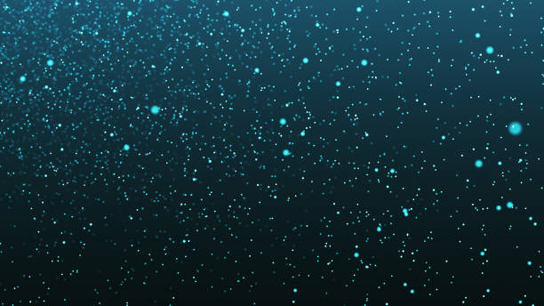istock Dust particles. Abstract background of dots. Cosmic illustration. 3d rendering. 2037476662