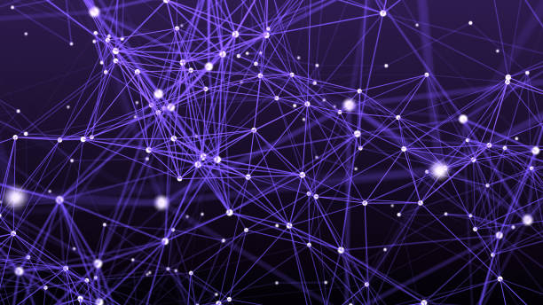 istock Digital plexus of glowing lines and dots. Abstract background. 3D rendering. Network or connection. 3d rendering. 2037492049