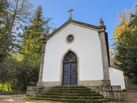 Old catholic church in Ruhpolding Bavaria Germany