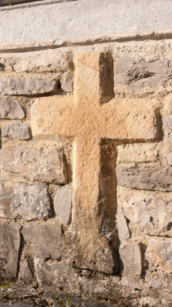 istock Stone cross outdoors 2037566392