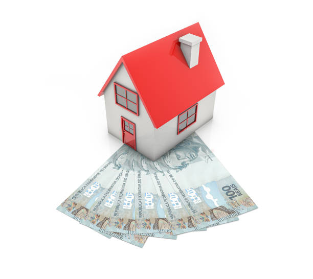 house mortgage, brazilian real - house real estate residential structure insurance zdjęcia i obrazy z banku zdjęć