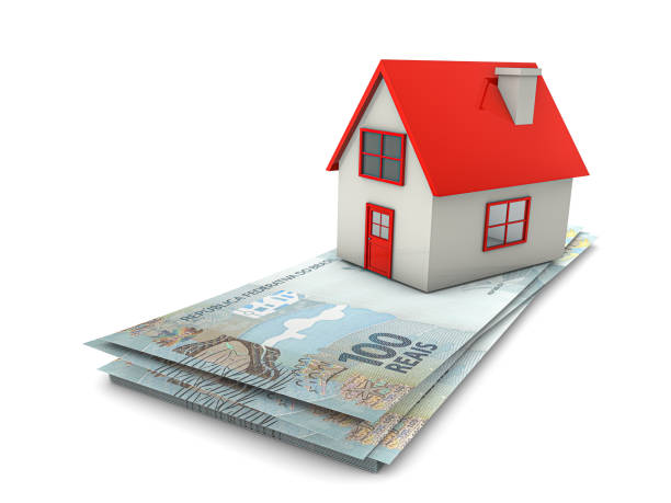 house mortgage, brazilian real - house real estate residential structure insurance zdjęcia i obrazy z banku zdjęć