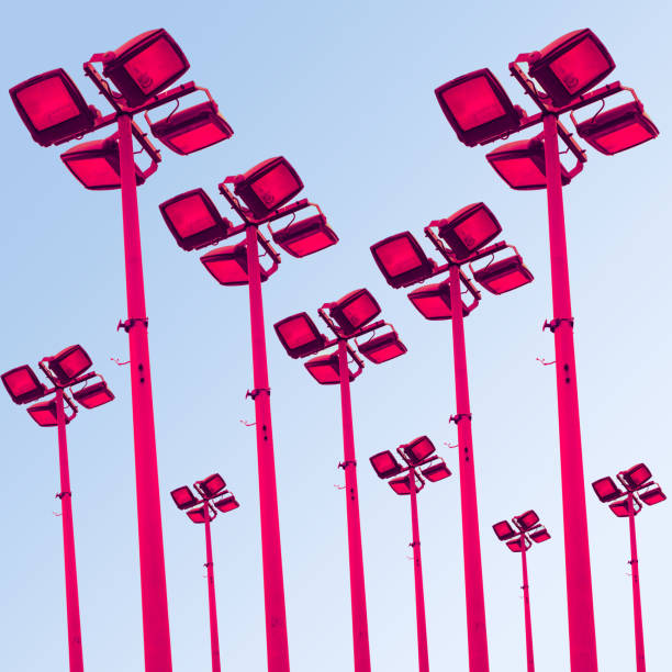 Creative pattern of streetlamps.