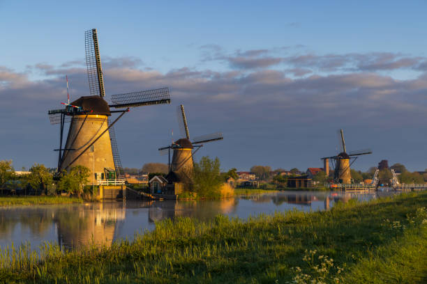 istock Traditional Dutch windmills in Kinderdijk - Unesco site, The Netherlands 2037709924