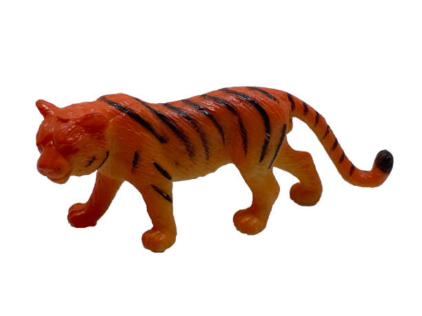 istock Toy tiger on a white background. Wild animal tiger. 2037710965