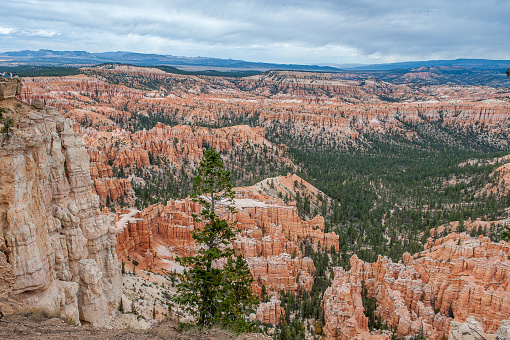 Bryce Canyon is a National Park in southwestern Utah. It is not a true canyon but more like a collection of natural amphitheaters. The rim at Bryce varies from 2400-2700 meters above sea level.