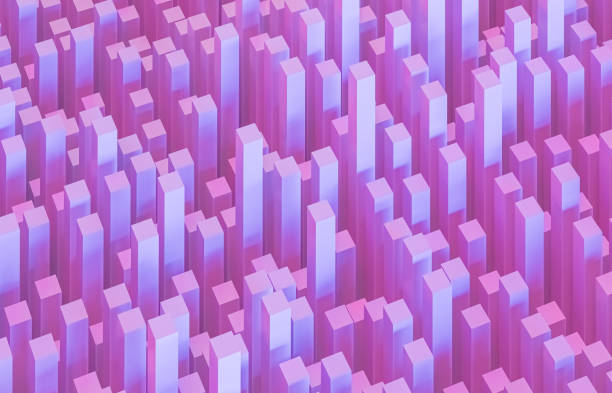 istock Abstract futuristic business technology background with geometric 3d shape. 3d rendering. 2037737146