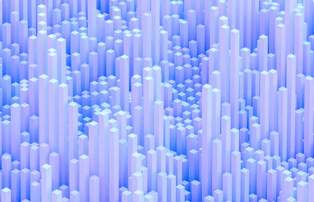 istock Abstract futuristic business technology background with geometric 3d shape. 3d rendering. 2037737163