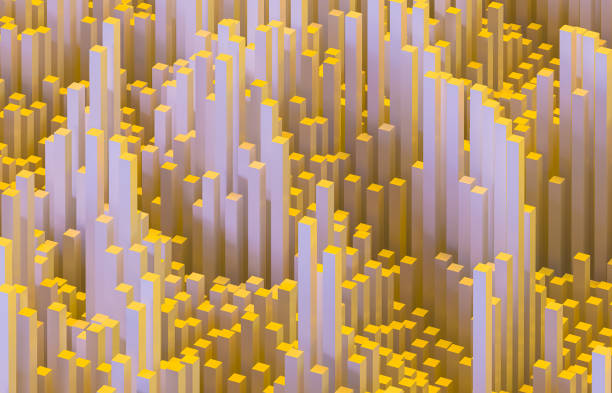 istock Abstract futuristic business technology background with geometric 3d shape. 3d rendering. 2037737673