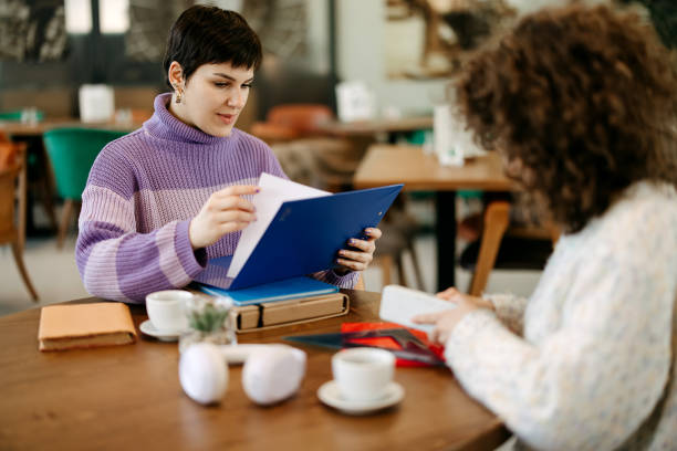 istock Young women taking a break in coffee bar 2037916046