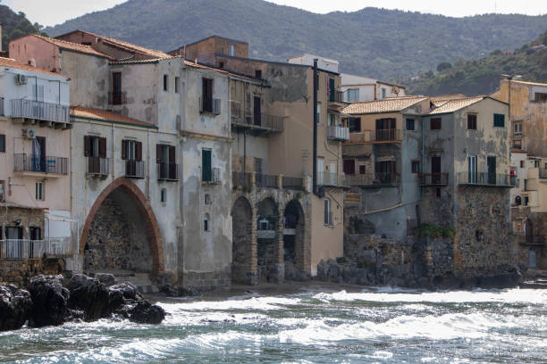istock view of the coastline at Cefalu 2037939714