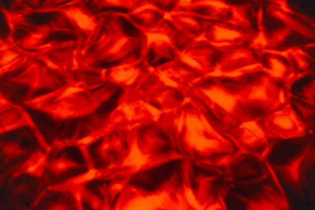 Burning flames and black background