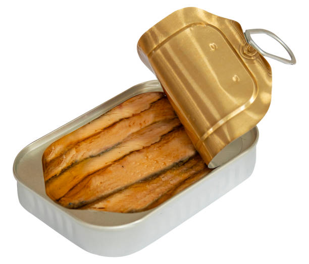 istock Can of sardines isolated 2037973211