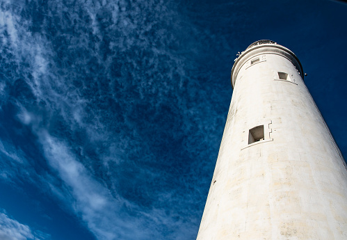 The lighthouse on St. Mary's Island in Whitley Bay