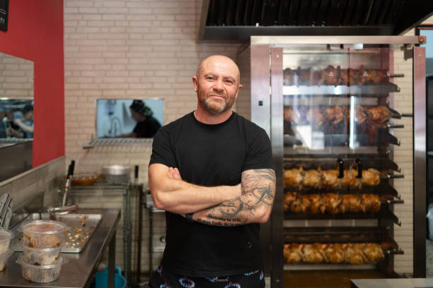 istock Proud owner of a catering service restaurant 2038011523