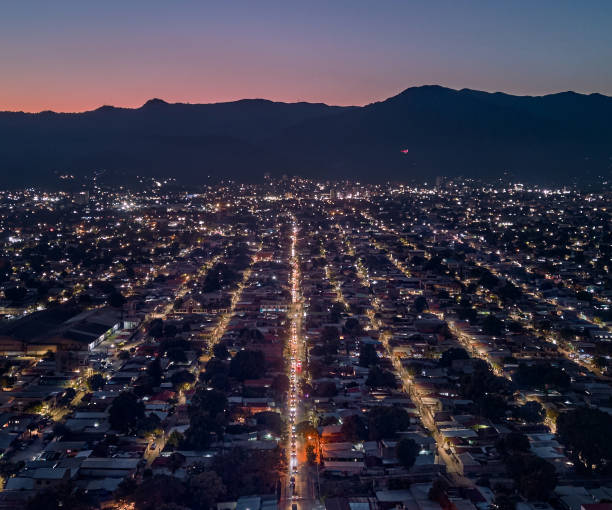 istock Cudad de San Pedro Sula, Honduras at night 2038014192