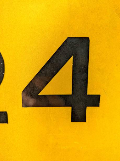 istock Written Wording in Distressed State Typography Found Number Letter FOur 4 2038017381