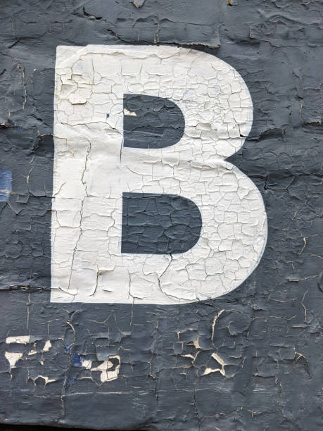 A Written Wording in Distressed State Typography Found Number Letter