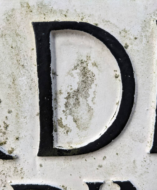istock Written Wording in Distressed State Typography Found Number Letter D 2038021713