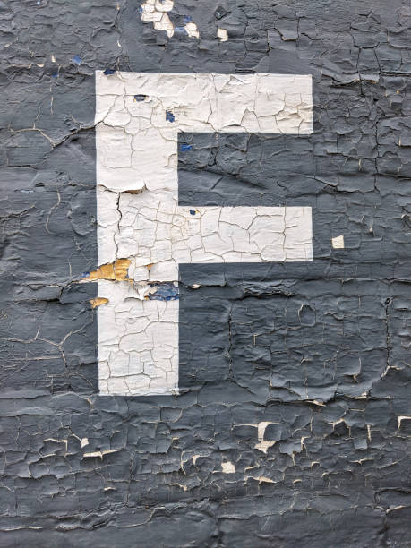 istock Written Wording in Distressed State Typography Found Number Letter F 2038023839