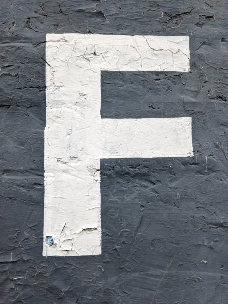 istock Written Wording in Distressed State Typography Found Number Letter F 2038024252
