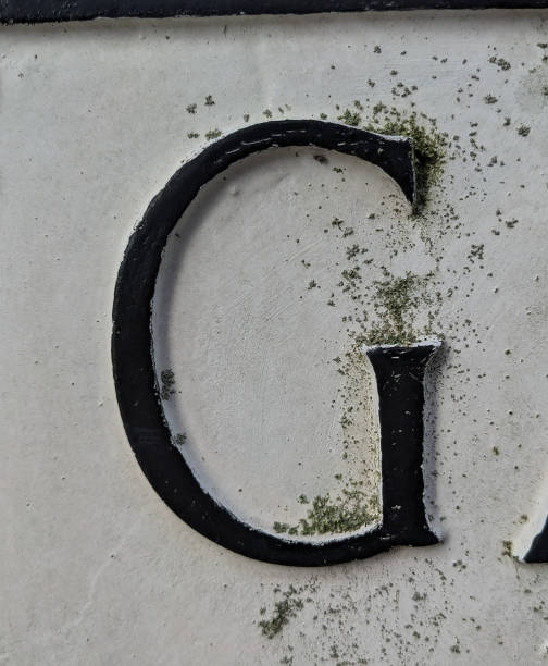 istock Written Wording in Distressed State Typography Found Number Letter G 2038024373