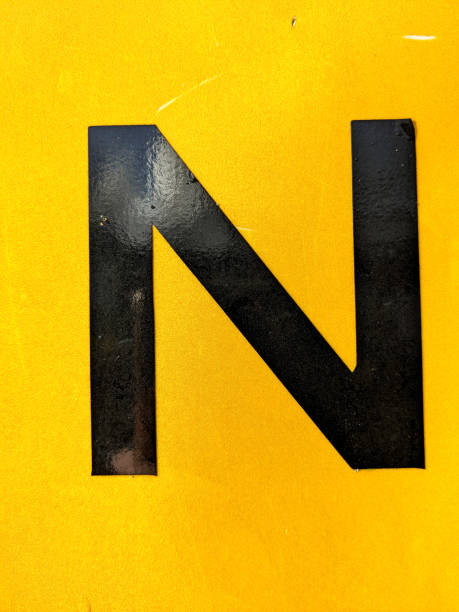 istock Written Wording in Distressed State Typography Found Number Letter N 2038031746